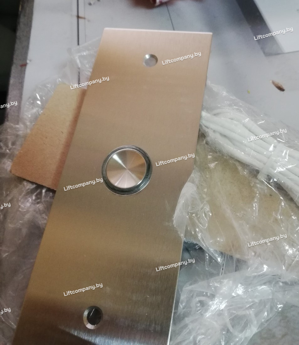 Пост вызова однокнопочный (красный-синий ореол) ZAA23500X5, Otis