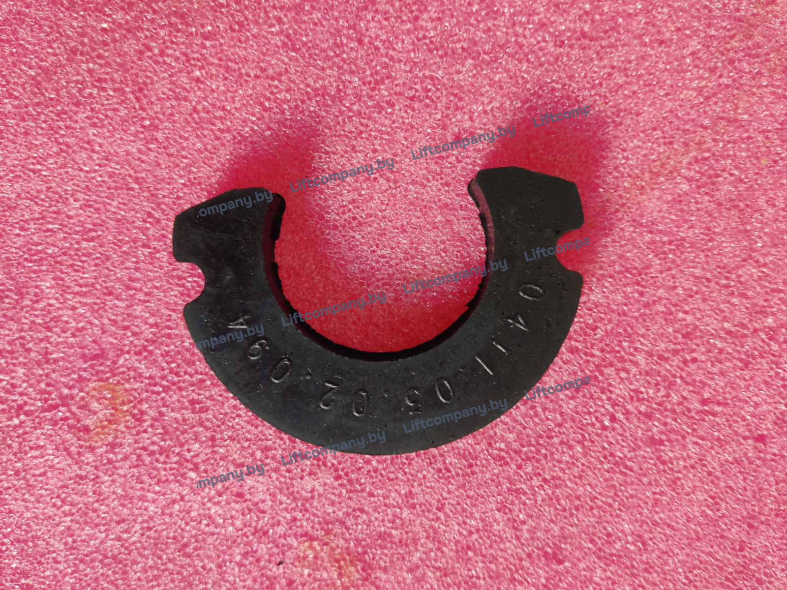 Полукольцо резиновое оригинал 0411.03.02.094 МЛЗ